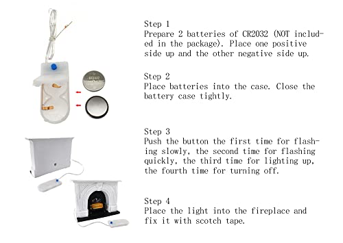 Iland Dollhouse Furniture Miniature Incl Dollhouse Sofa, Book Cabinet, Display Cabinet, Lighted Fireplace, Plant For Dollhouse Living Room (Luxurious Modern 5Pcs) #TOP6