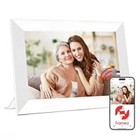 Frameo WiFi Digital Picture Frame 32GB Memory 10.1 Inch, 1280x800 HD IPS Touch Screen Photo Frame Electronic, Easy Setup, Share Photos or Videos Anywhere via Free Frameo APP