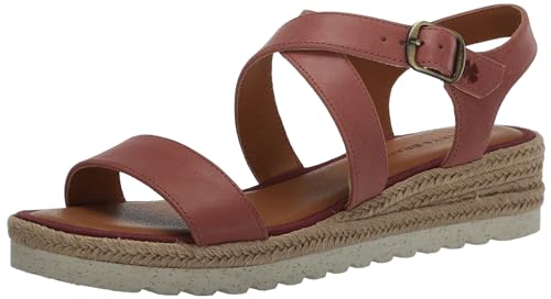 Lucky Brand Women's Trianna Leather Wedge Sandal