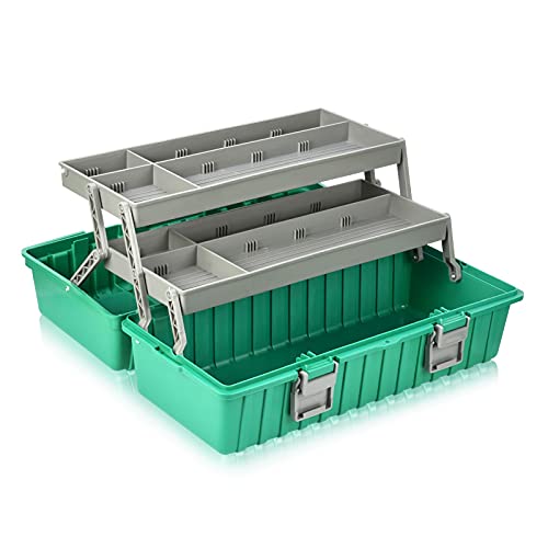 Boîte à outils étanche et pliable à compartiments multiples