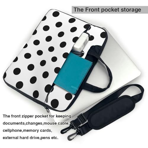 Laptop Tote Bag para hombres y mujeres negro miniatura 4