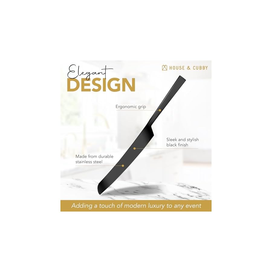 House-Cubby-Wedding-Cake-Knife-and-Server-Set-Black-Cake-Cutting-Set-for-Wedding-Serving-and-Cutting-Our-Black-Knife-Set-is-the-Perfect-Wedding-Cake-Cutting-Set-and-Wedding-Registry-Idea House & Cubby Wedding Cake Knife and Server Set - Black Cake Cutting Set for Wedding Serving and Cutting. Our Black Knife Set is the Perfect Wedding Cake Cutting Set and Wedding Registry Idea.