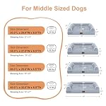 Large Dog Bed Orthopedic Washable: Beds Bolster XL Bed Large Big Dogs Memory Foam Couch Sofa Waterproof with Removable Cover - Image 6
