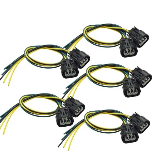 �Z���T�[�R�l�N�^�[ Compatible With ACURA For CL MDX RDX RSX TPS�J���V���t�g�N�����N�V���t�g�X���b�g���|�W�V�����Z���T�[MAP CPS�Z���T�[3���C���[�n�[�l�X�R�l�N�^�v���O�ƌ݊�������(5 Pieces)