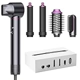 Funflow 5 in 1 Hair Styler – High-Speed 110,000 RPM Hair Dryer Brush with Auto Curling, Straightening & Volumizing Brushes for Quick, Frizz-Free Styling & No Heat Damage, Convenient Hair Styling Tools