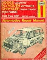 Dodge Caravan Plymouth Voyager & Chrysler Town & Country Automotive repair Manual 1984 Thru 1995 B001GDOFFG Book Cover