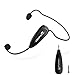 Wireless Microphone Headset, Kimafun 2.4G Wireless Microphone Transmitter & Receiver, Headset and Handheld 2 in 1 for Voice Amplifier, Recording, Speaking, Online Chatting (G100)