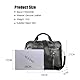 FANDARE Herren Aktentasche Umhängetasche Leder Mann 15.6 Zoll Laptoptasche Damen Henkeltasche Arbeitstasche Business Handtasche Tragetasche Schultertasche Leder Messenger Crossbody Briefcase Schwarz