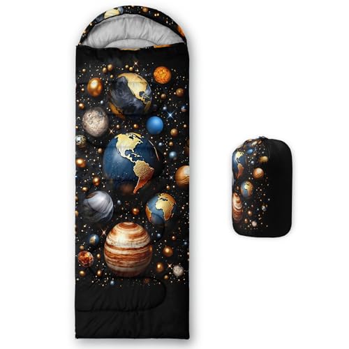 lneffble Space Galaxy Sleeping Bags?Suitable for Children Boys and Girls Portable,Waterproof,Compact and Lightweight,Great for Outdoor Camping,Backpacking and Hiking