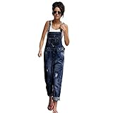 ♥Vestir De Tirantes Denim Vestido Talla Grande Mujer Petos Vaqueros Overalls Denim Jeans Elásticos Vaqueros Pantalones Borla de línea A de mujer Falda de mezclilla falda de mezclilla delgada con cola de pez Mujer Baggy Peto Chicas Mono Largo Pantalones Harem Anchos Talla Grande Casual Moda Bolsillos Tiras Fiesta