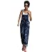 K-Youth® Petos Vaqueros Mujer Largos Casual Elásticos Vaqueros para Mujer Cintura Alta...
