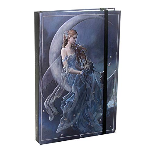Grimoire Moon Fairy relief lune avec lanière le cadeau d'anniversaire mémorable