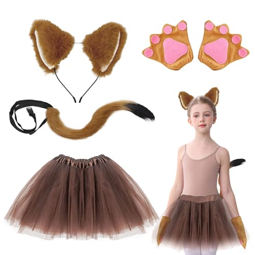 39 -Bandeau oreilles d'animaux pour enfants et adultes, ensemble de