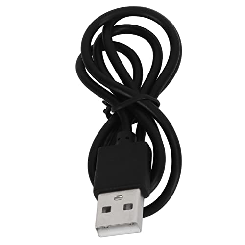 Smartwatch Ladekabel, Magnetisches Ladekabel Schwarz USB Schnittstelle Mehrfachschutz Abriebfest Dauerstrom Reiner Kupferkern für Zuhause