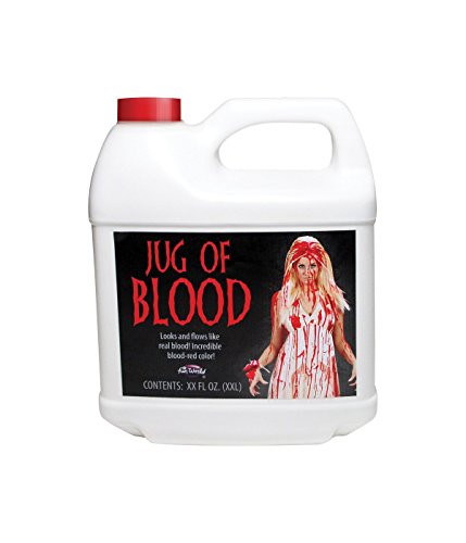 Faux sang liquide Fun World demi-gallon grand format pour costume et décor