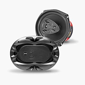BOSS Audio Systems CH6940B Chaos Exxtreme Series 6 x 9 Inch Car Door Speakers – 500 Watts Max (per Pair), Coaxial, 4 Way, Full Range, 4 Ohms, Sold in Pairs, Bocinas para Carro