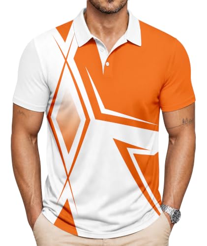 Image of SCODI Men's Golf Polo Shirt Short Sleeve Tactical Shirts Casual Tennis T-Shirt