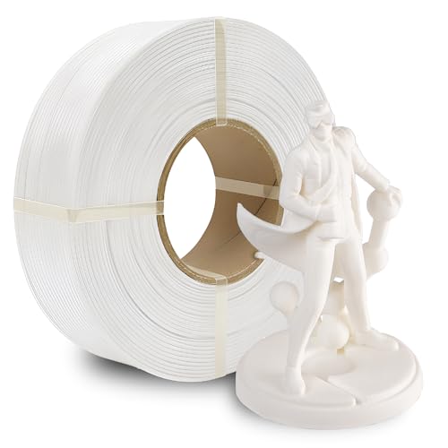 Polymaker Panchroma Refill Spool White PLA 3D Printing Filament Refill, Compatible with All Reusable Spools and All Major FDM 3D Printers, Tangle-Free, Vibrant Colors, 1.75mm 1kg