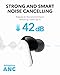 Soundcore P30i by Anker Noise Cancelling Earbuds, Strong and Smart Noise Cancelling, Powerful Bass, 45H Playtime, 2-in-1 Case and Phone Stand, IP54, Wireless Earbuds, Bluetooth 5.4 (White&Blue)