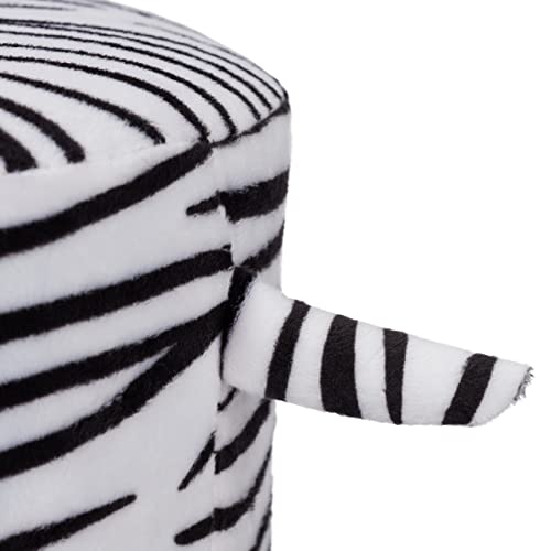 Relaxdays Sgabello a Forma di Zebra per Bambini