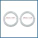 A ABSOPRO 10pcs Engine Oil Crush Washers Drain Plug Gaskets 22mm ID. 30mm OD. for Car Item Replacement