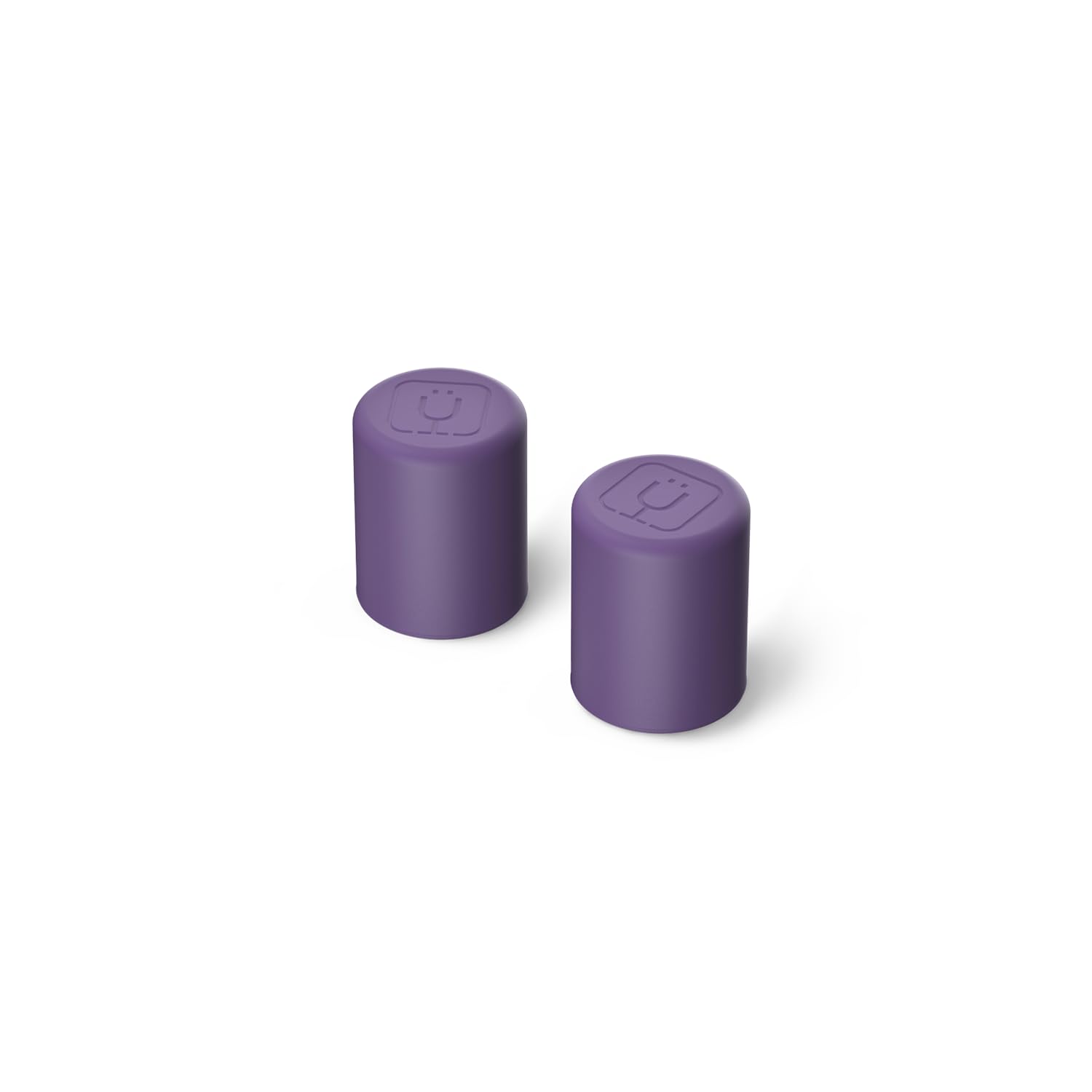 BrüMate Magnetic Straw Caps - Silicone Straw Caps 2 pack - Compatible with All Era and Resa Tumblers (Dark Aura)