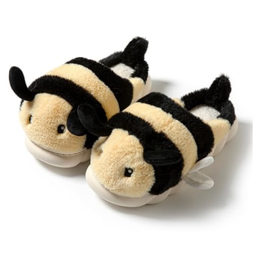 Women and men's cotton slippers, animal slippers, warm and non slip, holiday gifts
