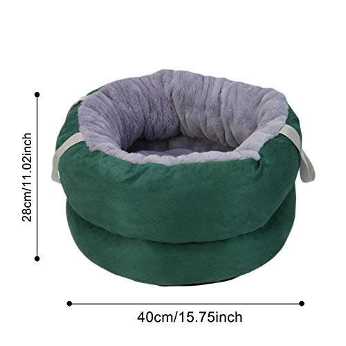 Obobb Casa para gatos, cama portátil para cães, cama para gatos e animais de estimação, cama redonda