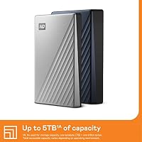 WD My Passport Ultra externe Festplatte 4 TB (mobiler Speicher, Metallgehäuse, herunterladbare Software, automatische Backups, Passwortschutz) Silber - auch kompatibel mit PC, Xbox, PS4 und PS5 – Ansicht 3