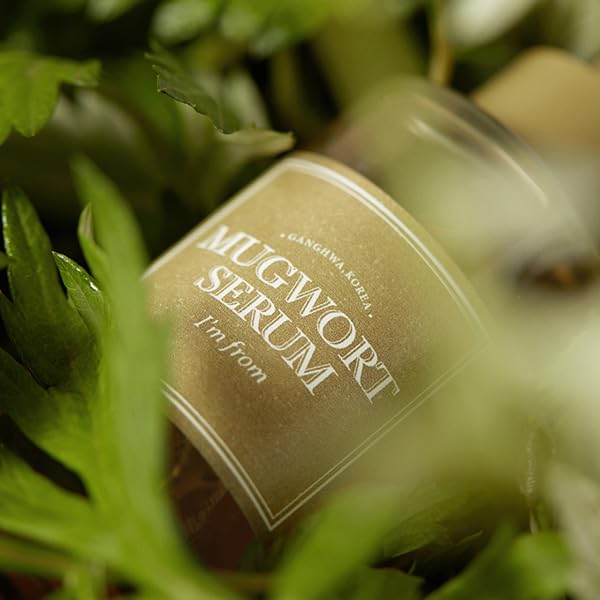 I'm from Mugwort Serum, 57% Calming serum for face with 57% Korean mugwort extract great for soothing, Sensitive, irritated skin, Water gel texture without stickiness, 1.01 fl.oz / 30ml - Image 5