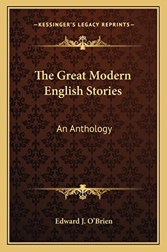 The Great Modern English Stories: An Anthology