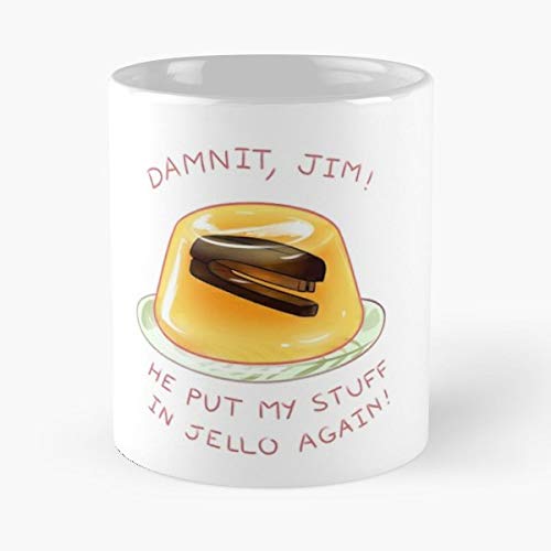 The Office Jello Dwight Schrute Jim Halpert Coffee Mugs,handmade Funny 11oz Mug