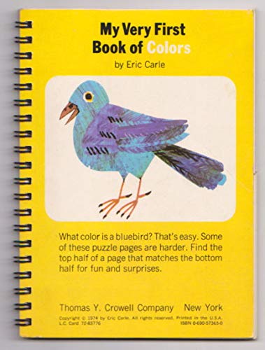 My Very First Book of Colors (My Very First Lib... 0690573650 Book Cover