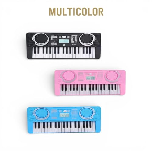 Image of 37 Keys Kids Electronic Keyboard Piano Toy | Mini Musical Keyboard with Built-in Speakers, Indian Tones & Demo Songs | Educational Music Learning Piano for Toddlers, Boys & Girls (Multicolor)