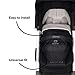 Diono Universal Newborn Pod for Sleeping with Temperature Regulation, Water Resistant Lining, Baby Head and Body Support. Easy to Adjust and Remove Stroller Footmuff for Baby, Black Midnight
