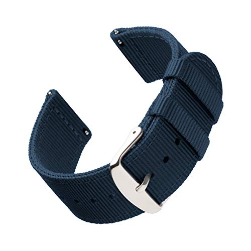 Archer Watch Straps - Premium Nylon Quick Release Watch Bands (Navy, 22mm) by Archer Watch Straps - Used condition - CA$23.80