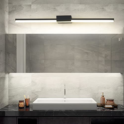 Luz de baño negra ideal para el maquillaje en el tocador del hogar u hotel 4