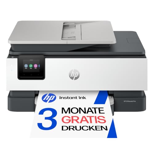 HP OfficeJet Pro 8132e Multifunktionsdrucker, 3 Monate gratis drucken Instant Ink inklusive, Drucker, Scanner, Kopierer, Fax, WLAN, LAN, Duplex, ePrint, Airprint, Basalt
