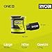 RYOBI 18 V ONE+ Akku-Exzenterschleifer RROS18-0, 125 mm Schleifteller, 2,5 mm Schwingkreis, Effiziente Farbentfernung, Kompatibel mit Werkzeugsystemen
