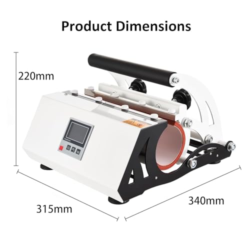 Presse à chaud pour tasses et gobelets de 325 ml à 890 ml - 6