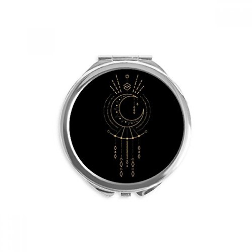 Miroir rond de poche alien lune ultra-fin pour ne plus rater vos retouches maquillage