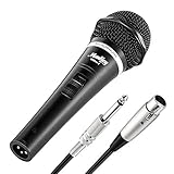 handmikrofone 🎤Zubehör und Garantie: Ein abnehmbares 16,40-Fuß-Mikrofonkabel (XLR bis 1/4 