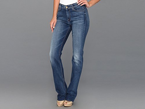 7 For All Mankind Women's Skinny Bootcut Jean in Destroyed Rue De Lille