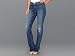 7 For All Mankind Women's Skinny Bootcut Jean in Destroyed Rue De Lille