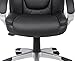 Boss Black No Tools Required Executive Leather Chair