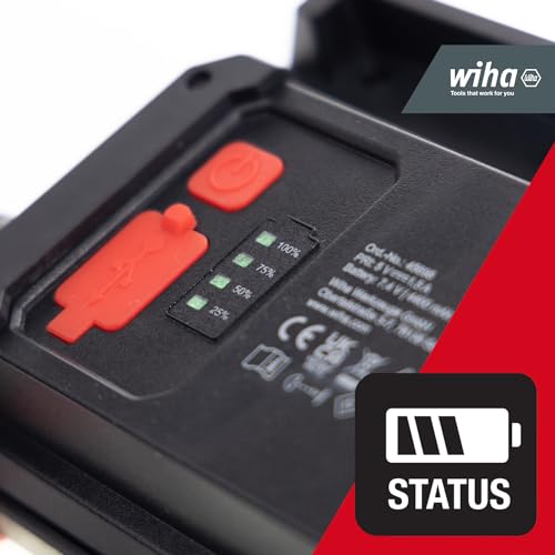 Wiha SB490FL01 Faretto Da Cantiere Alimentato A Batteria - 4