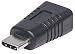 Produktbild Manhattan 354660 USB 3.1 Micro-B Buchse auf Typ C-Stecker Adapter (G1) schwarz