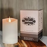 flammenlose echtwachskerzen mit fernbedienung ❸Batteriebetrieben + Leicht zu Transportieren：Stromversorgung durch 2 AA-Batterien (nicht enthalten). Keine Notwendigkeit für externe Verlängerungskabel oder Sicherheitsrisiken wie tropfendes Wachs. Leicht zu transportieren für unterwegs. Kann auch vielseitig verwendet werden für Geburtstage, Weihnachten, als Dekoration für Zuhause, Bars, Hotels, Partys, Urlaub, Hochzeit oder andere Anlässe.
