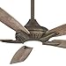 MINKA-AIRE F1000-HBZ Dyno 52 Inch Indoor Ceiling Fan with Integrated LED 16W Dimmable Light in Heirloom Bronze Finish