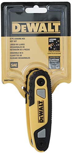 Dewalt Hex Key Set, Sae, Folding/Locking, 8 Keys (Dwht70262M) #TOP4